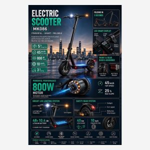 Trottinette électrique pliable Mankeel MK086