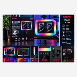 Kit lumière RGB NeePho MJ-35