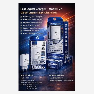 Chargeur secteur Fast Digital F27 25W