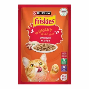 Purina – Friskies au canard en sauce pour chat 85 g