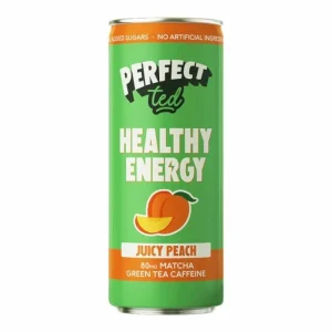 Boisson Energisante Naturelle au Matcha et Peche – 250 ml
