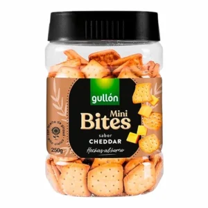 Gullón – Mini Bites crackers saveur cheddar 250 g