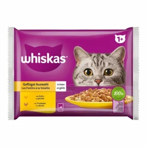 Whiskas – Pouchon pour Chat Adulte – 4 x 85 g