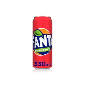 Fanta – Boisson Gazeuse Goût Fraise 330 ml