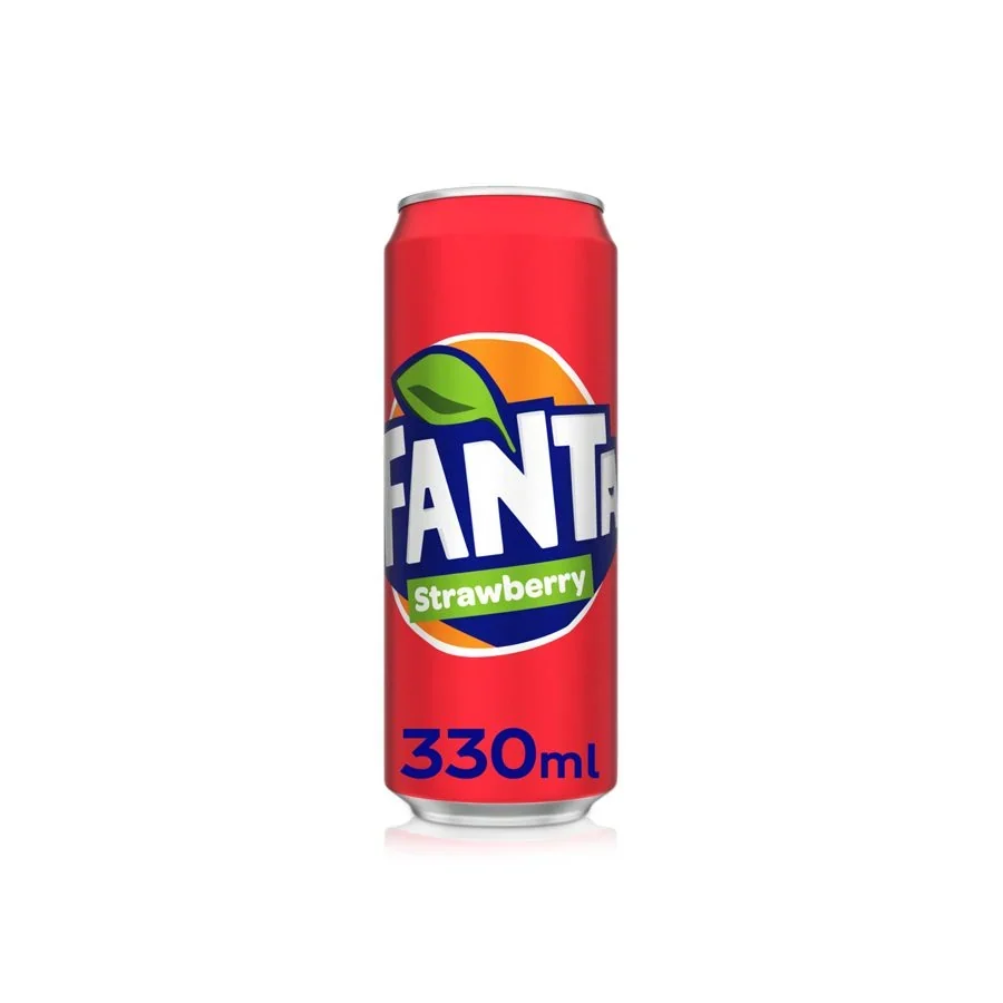 Fanta – Boisson Gazeuse Goût Fraise 330 ml